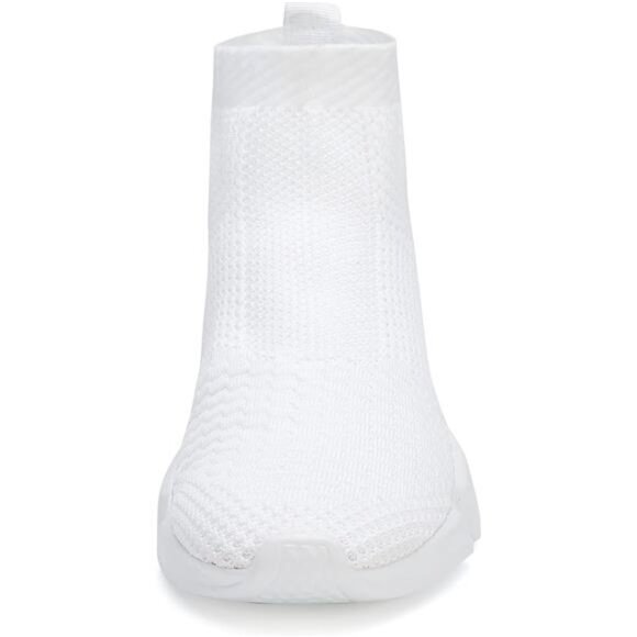 Womens Slip On Shoes Lightweight High Top Sneakers Comfortable Gym - Picture 6 of 8